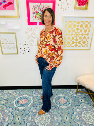 Garden Whispers Floral Top