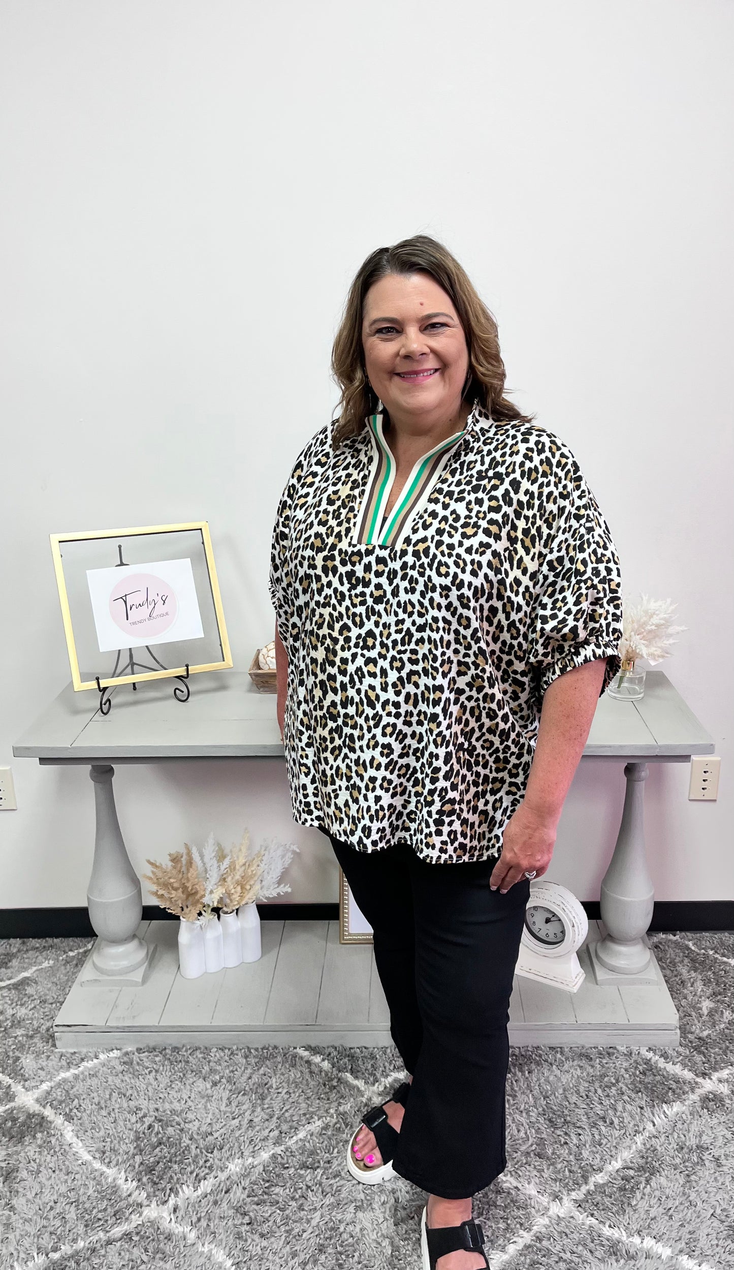 Leopard All Day Top