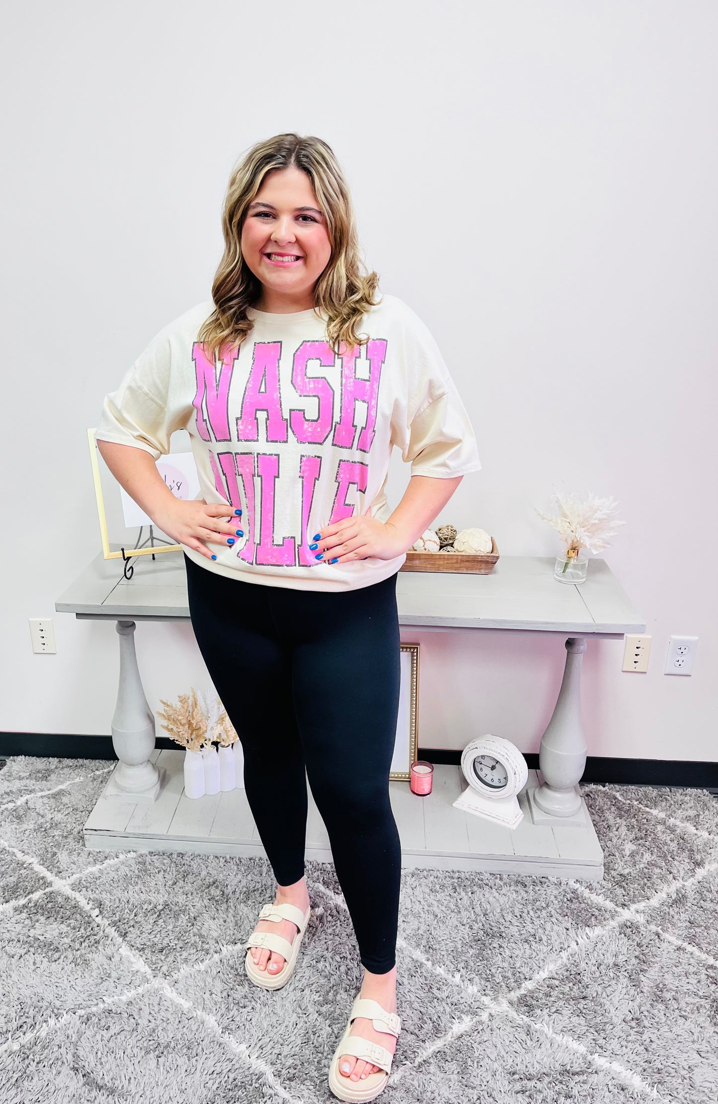 Nashville Graphic Oversized Tee