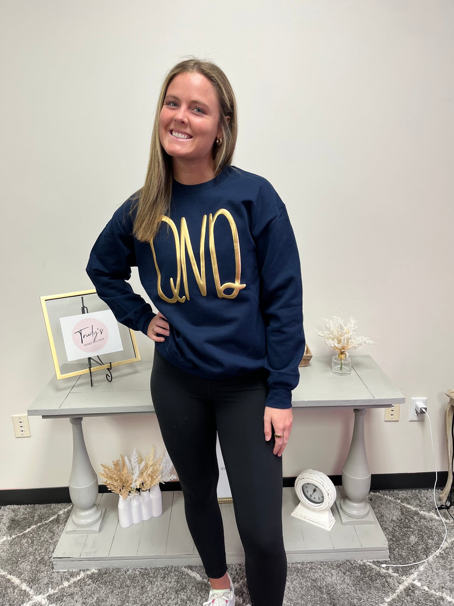 Jumbo Cursive Team Crewnecks