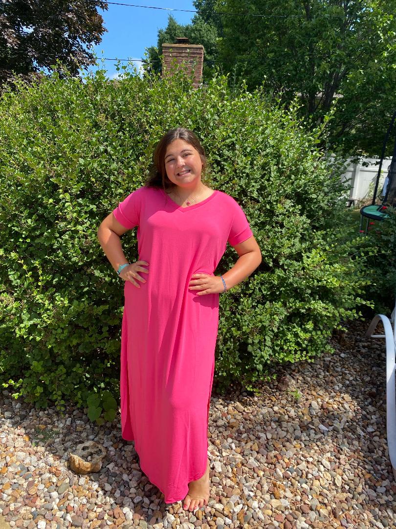 Fuchsia Maxi Dress