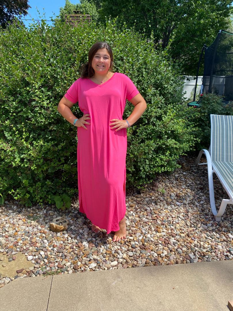 Fuchsia Maxi Dress