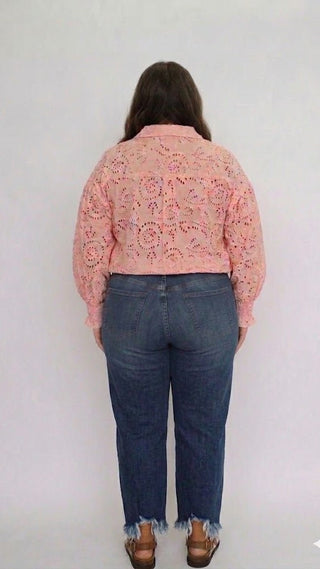 Mica High Rise Crop Flair Dark Moscato/Curvy - Trudy's Trendy Boutique