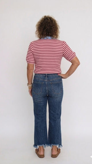 Mica HR Crop Flare Dark Moscato - Trudy's Trendy Boutique