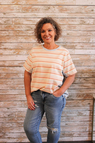 Stripes Are Perfection Top - Trudy's Trendy Boutique