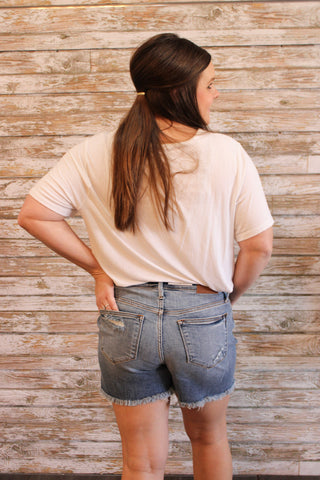 Judy Blue HW Vintage Fray Shorts - Trudy's Trendy Boutique