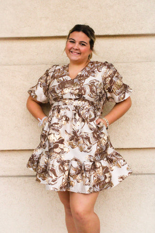Mocha Luxe Dress - Trudy's Trendy Boutique