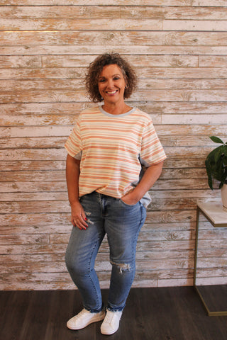 Stripes Are Perfection Top - Trudy's Trendy Boutique