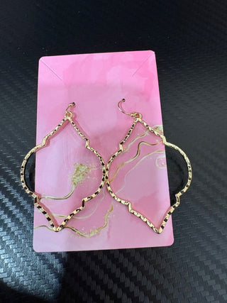 Gold Dangle Clover Earrings - Trudy's Trendy Boutique