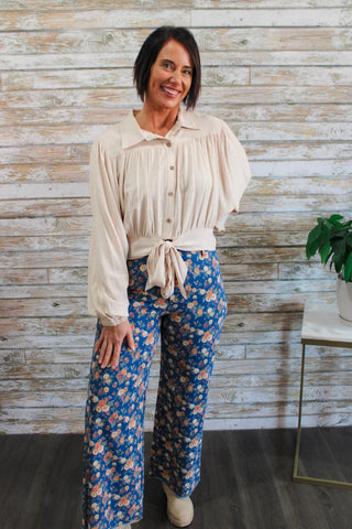 Blossom Rise Flare Jeans - Trudy's Trendy Boutique