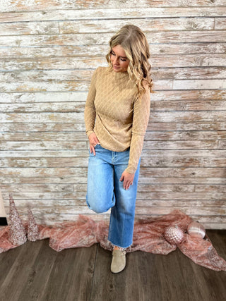 Flying Monkey HR Slim Crop Wide Jeans - Trudy's Trendy Boutique