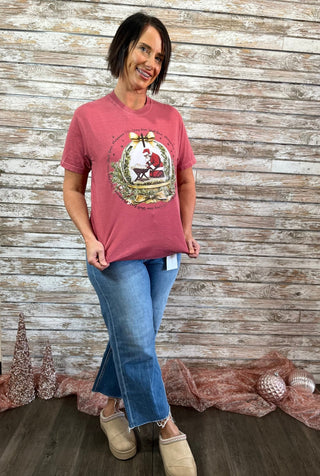 Flying Monkey HR Slim Crop Wide Jeans - Trudy's Trendy Boutique