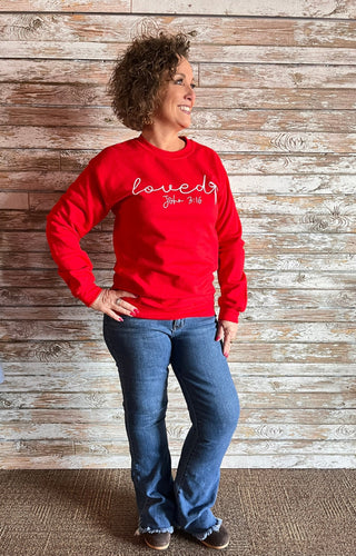 Loved John 3:16 Crewneck - Trudy's Trendy Boutique