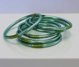 BuDhaGirl Mint All Weather Bangles - Trudy's Trendy Boutique