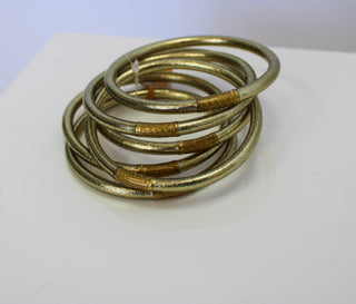 BuDhaGirl Silver All Weather Bangles - Trudy's Trendy Boutique