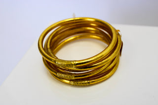 BuDhaGirl Gold All Weather Bangles - Trudy's Trendy Boutique