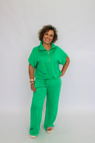 Lofted Leisure Wide Leg Pants - Trudy's Trendy Boutique