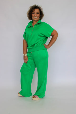 Lofted Leisure Wide Leg Pants - Trudy's Trendy Boutique