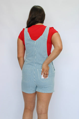 Mica Bib Overall Shorts - Trudy's Trendy Boutique