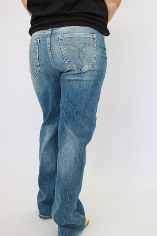Judy Blue MidRise Straight Jeans - Trudy's Trendy Boutique
