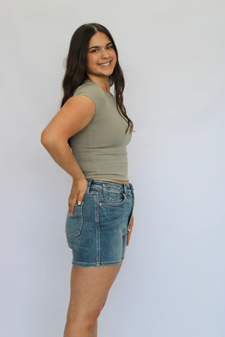 Interlock Short Sleeve Top - Trudy's Trendy Boutique