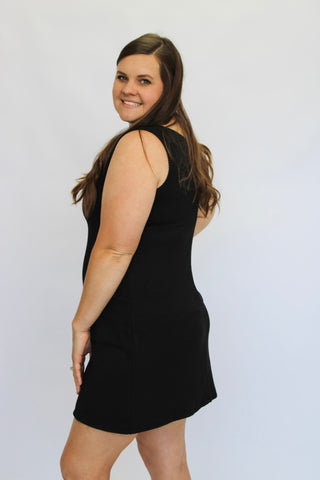 Market Street Corded Mini Dress - Trudy's Trendy Boutique