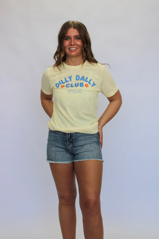 Dilly Dally Club Tee - Trudy's Trendy Boutique
