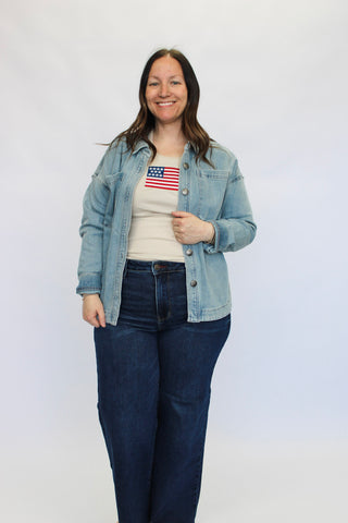 Mica Denim Jacket - Trudy's Trendy Boutique