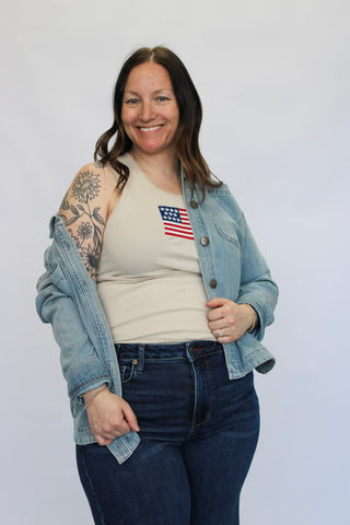 Mica Denim Jacket - Trudy's Trendy Boutique