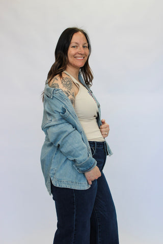 Mica Denim Jacket - Trudy's Trendy Boutique