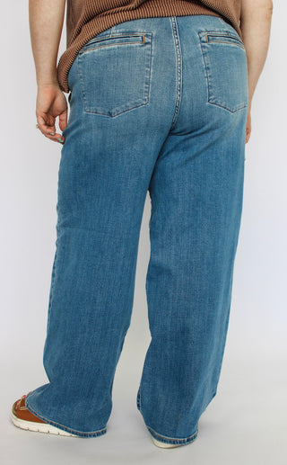 Judy Blue HW Column Trouser/Curvy - Trudy's Trendy Boutique