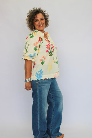 Meadow Medley Blouse - Trudy's Trendy Boutique