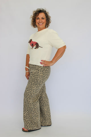 Roam Free Printed Pants Reg/Curvy - Trudy's Trendy Boutique