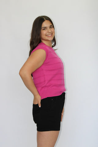 Judy Blue HW Trouser Short/Reg/Curvy - Trudy's Trendy Boutique