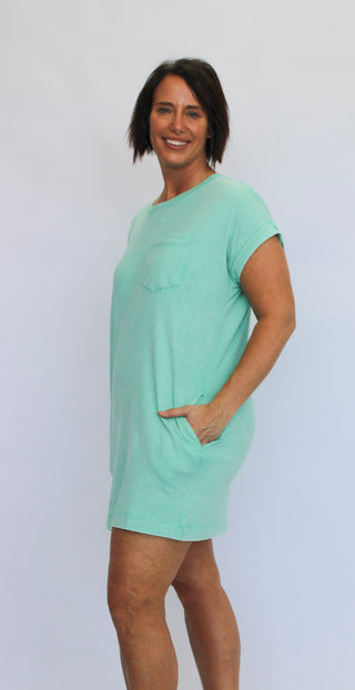 Weekend Wanderer Cotton Washed Dress - Trudy's Trendy Boutique