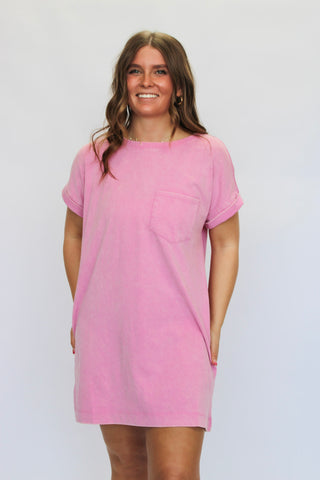 Weekend Wanderer Cotton Washed Dress - Trudy's Trendy Boutique