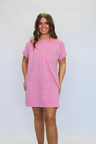 Weekend Wanderer Cotton Washed Dress - Trudy's Trendy Boutique