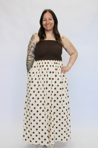 Dot - To - Dot Duo Dress - Trudy's Trendy Boutique