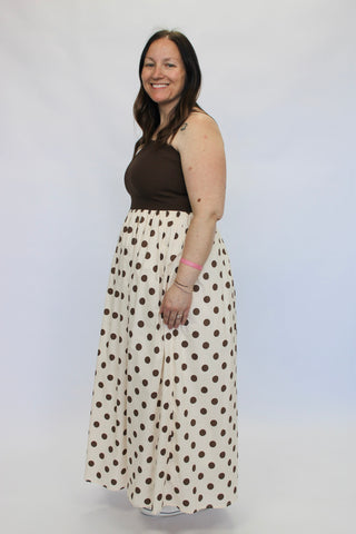 Dot - To - Dot Duo Dress - Trudy's Trendy Boutique