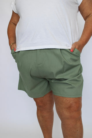 Horizon High Waist Comfort Shorts - Trudy's Trendy Boutique