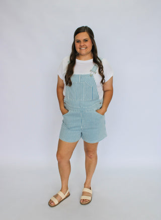 Mica Bib Overall Shorts - Trudy's Trendy Boutique