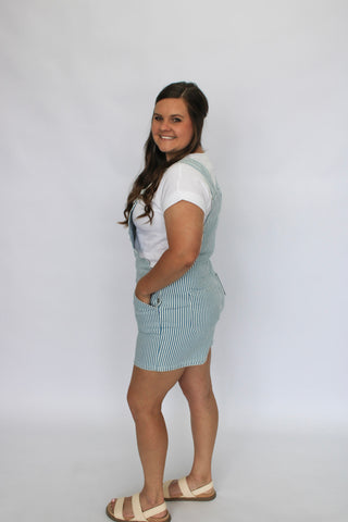 Mica Bib Overall Shorts - Trudy's Trendy Boutique