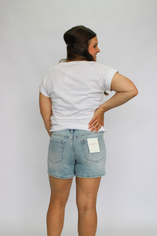 Vervet High Rise Shorts/Beamish - Trudy's Trendy Boutique