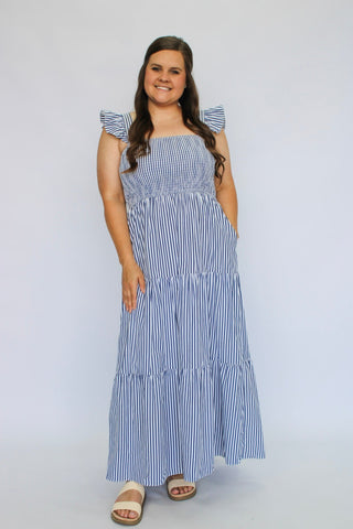 Gallery Girl Tiered Maxi Dress - Trudy's Trendy Boutique