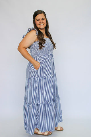 Gallery Girl Tiered Maxi Dress - Trudy's Trendy Boutique