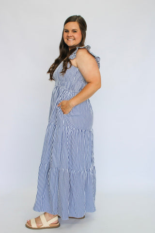 Gallery Girl Tiered Maxi Dress - Trudy's Trendy Boutique