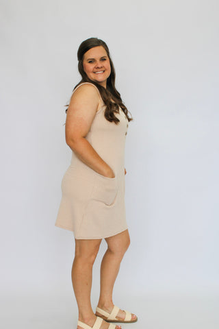 Market Street Corded Mini Dress - Trudy's Trendy Boutique
