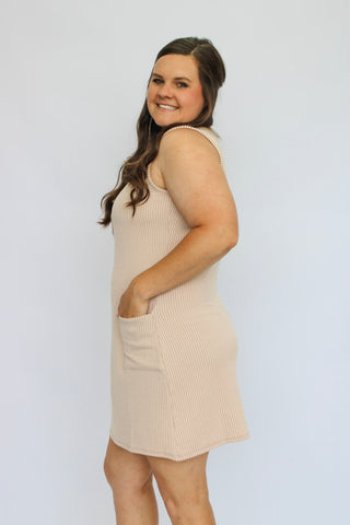 Market Street Corded Mini Dress - Trudy's Trendy Boutique