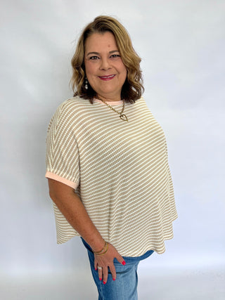 Textured Summer Knit Top - Trudy's Trendy Boutique