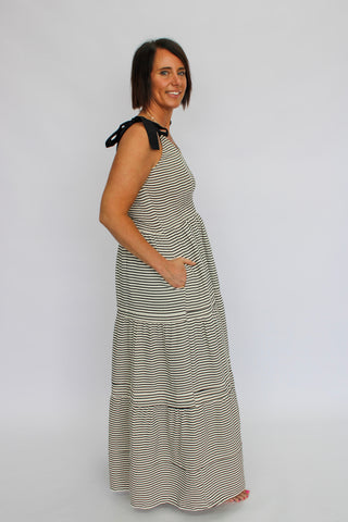 Coastal Cabana Tiered Mixi Dress - Trudy's Trendy Boutique